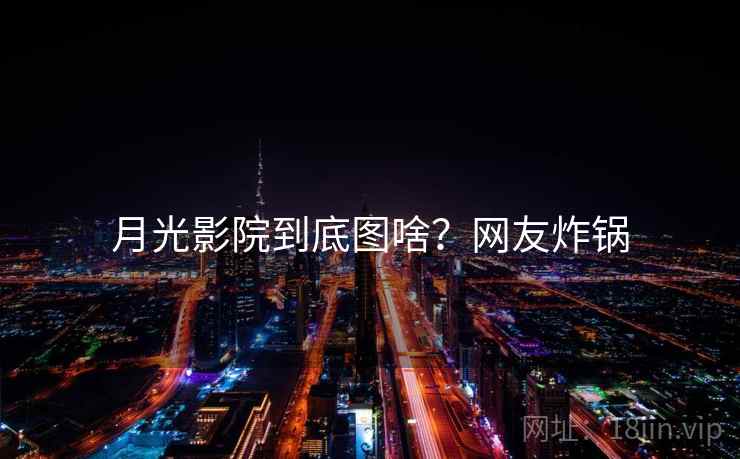 月光影院到底图啥?网友炸锅 月光影院到底图啥?网友炸锅